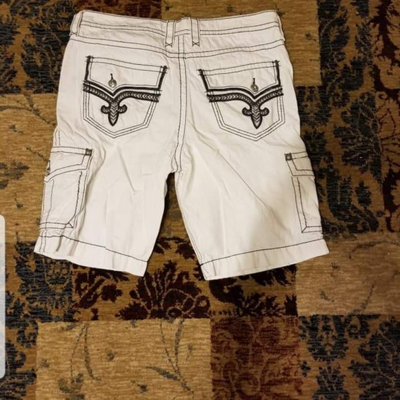 rock revival mens cargo shorts
